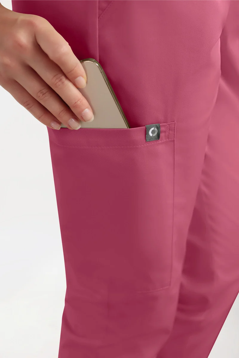 GREEN Stretch Hose Damen - Jogpants Style rosenholz