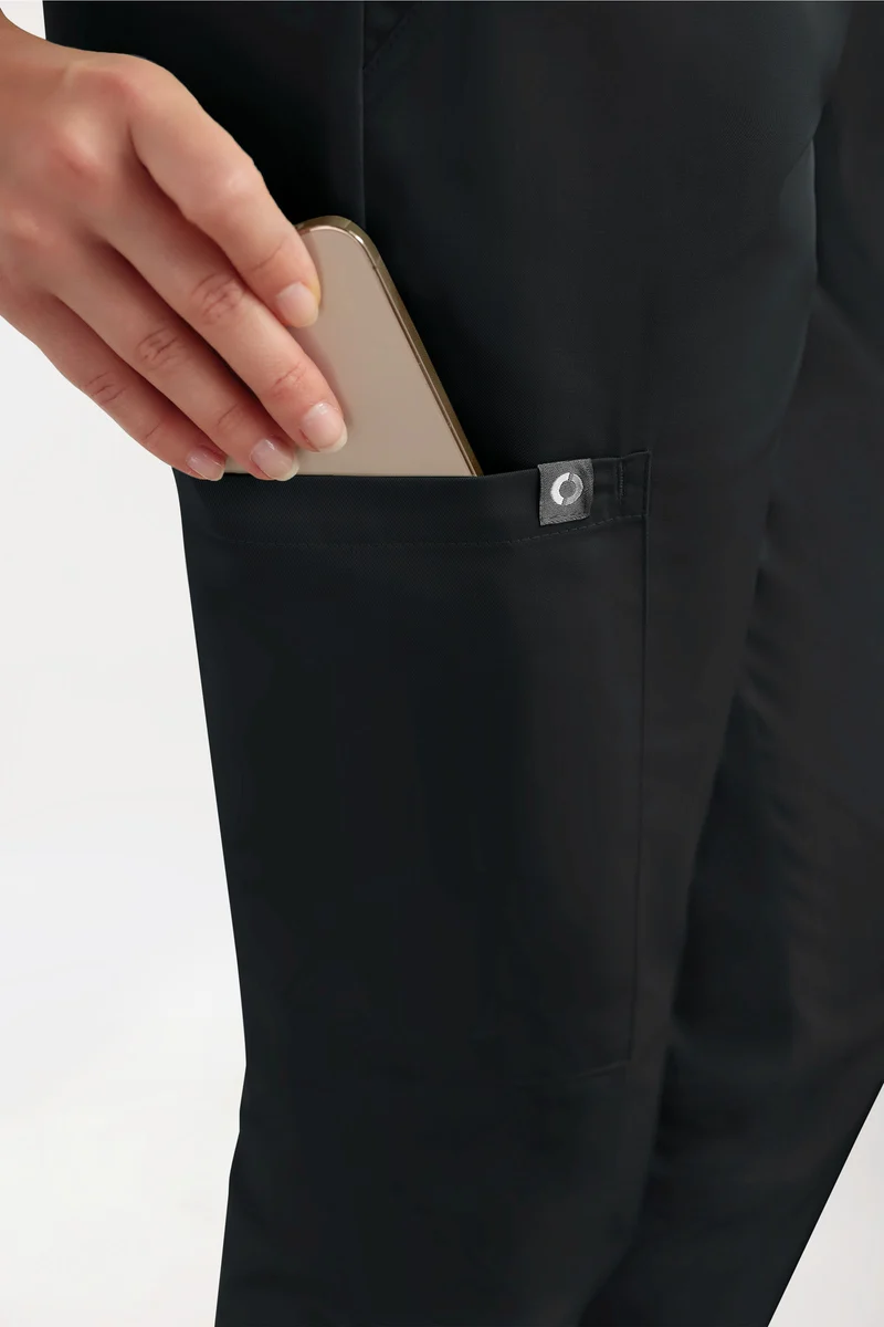 GREEN Stretch Hose Damen - Jogpants Style schwarz