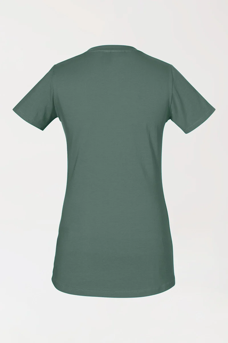 CORE Shirt Damen - Rundhalsausschnitt dunkelgrün