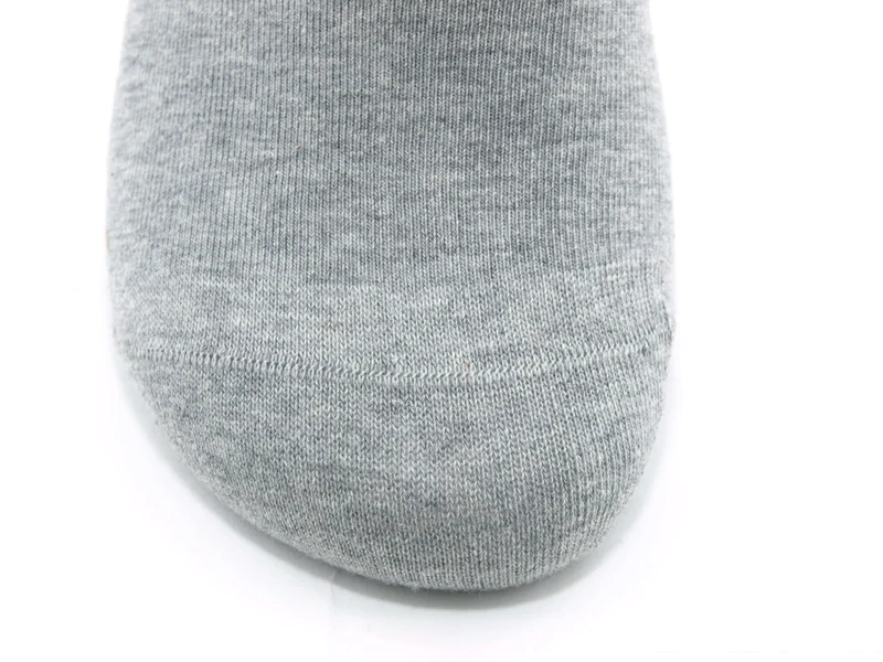 1 Paar Bio-Baumwolle Sneaker Socken grau