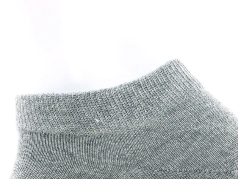 1 Paar Bio-Baumwolle Sneaker Socken grau