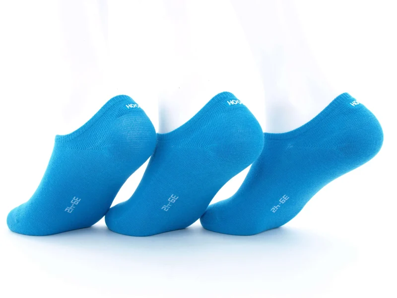 3 Paar Low Cut Socken blau