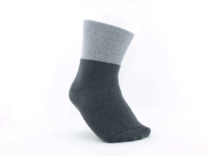 1 Paar Diabetikersocken ultraflex Frottee hellgrau