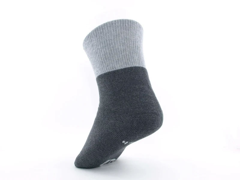 1 Paar Diabetikersocken ultraflex Frottee hellgrau