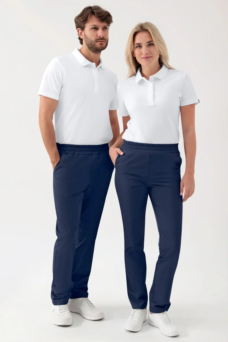 GREEN Stretch Hose Unisex - Rundumgummibund navy