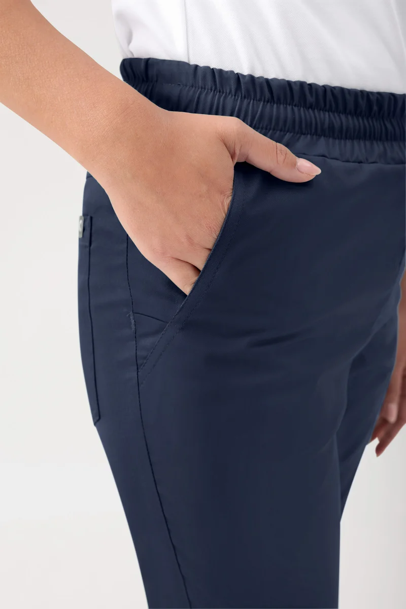 GREEN Stretch Hose Unisex - Rundumgummibund navy