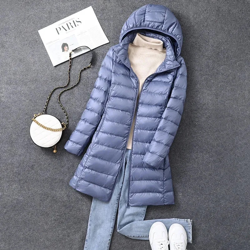 Damen Daunenjacke leichte & wetterfeste Steppjacke Stepp Jacke Übergangsjacke