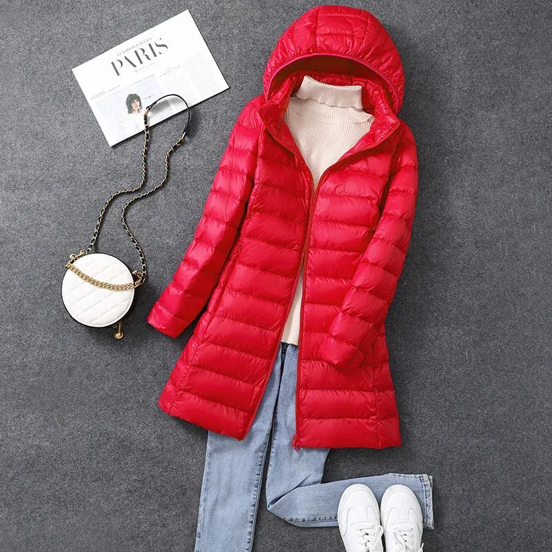 Damen Daunenjacke leichte & wetterfeste Steppjacke Stepp Jacke Übergangsjacke