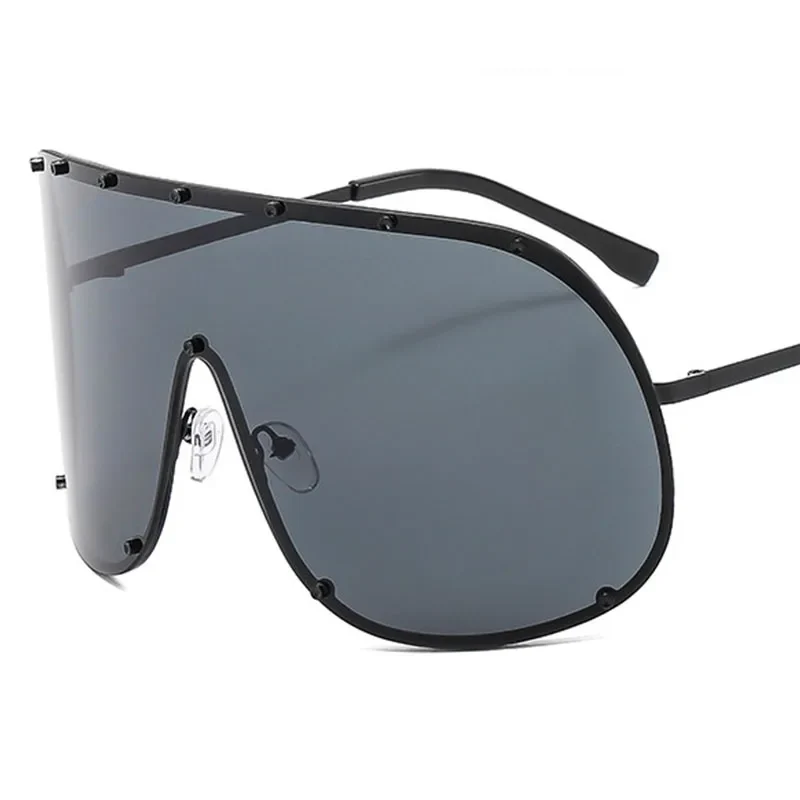 Damen Sonnenbrille Designer Luxus Brille Quadratische Übergröße Gläser Vintage