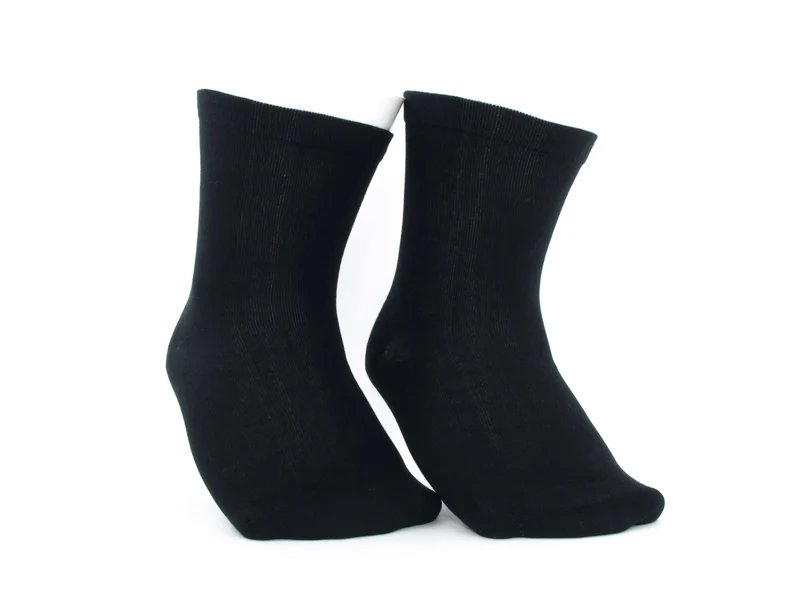 2 Paar Diabetikersocken extrem weit schwarz