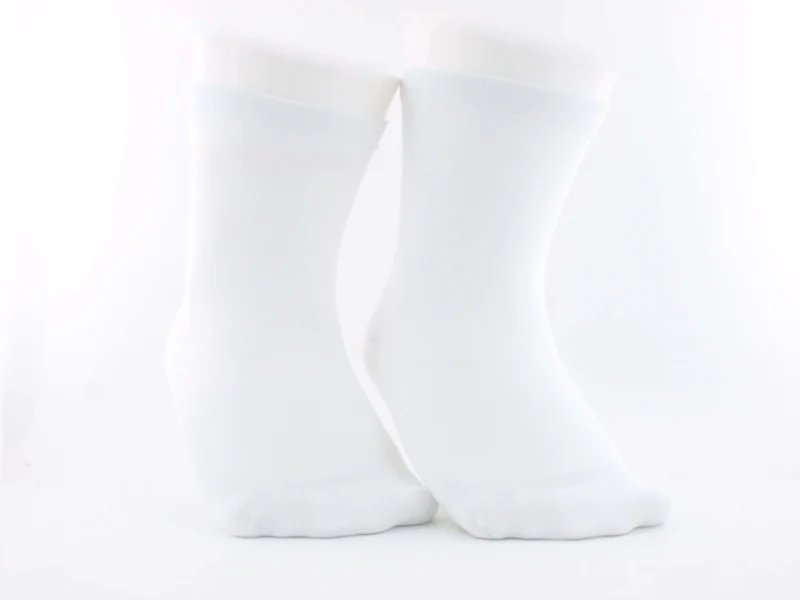 2 Paar Diabetikersocken extrem weit weiß