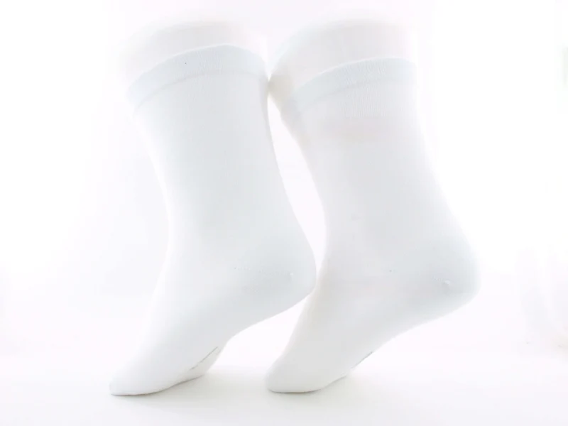 2 Paar Diabetikersocken extrem weit weiß