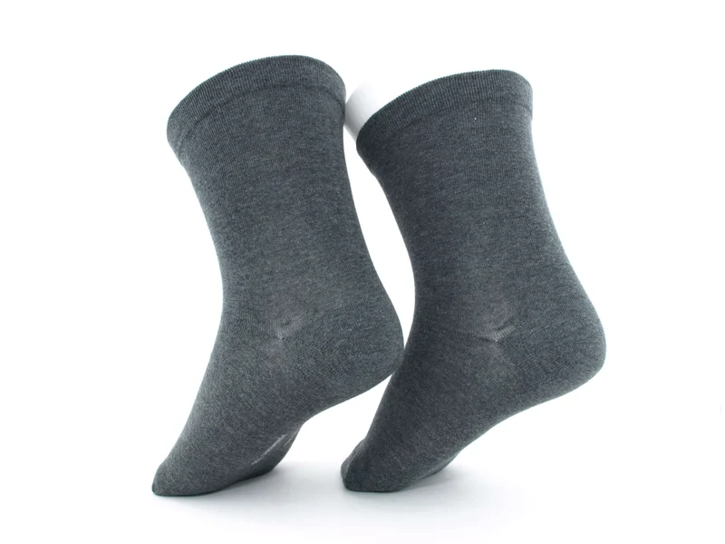 2 Paar Diabetikersocken extrem weit anthrazit