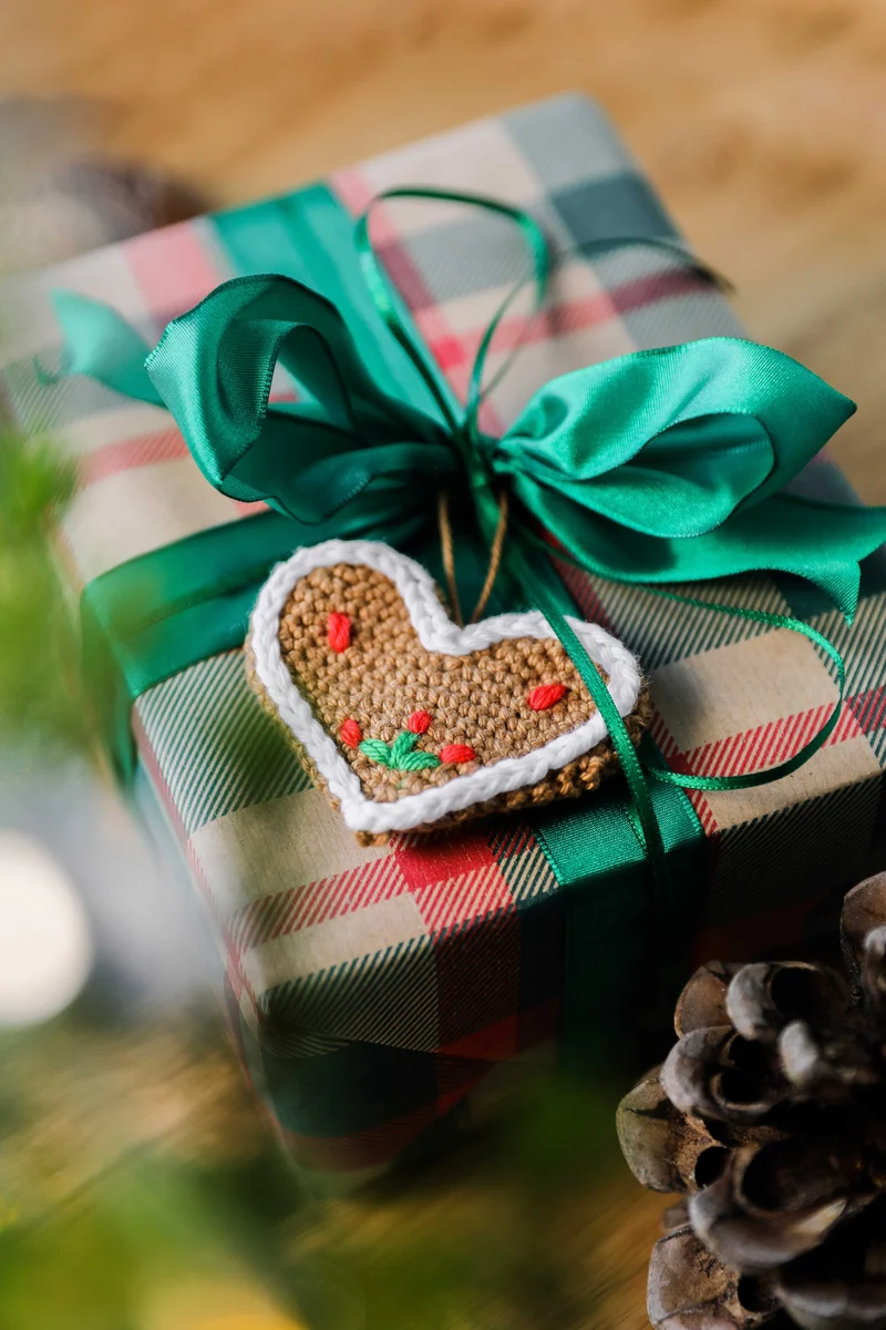 Anleitung Geschenkanhänger Lebkuchenherz