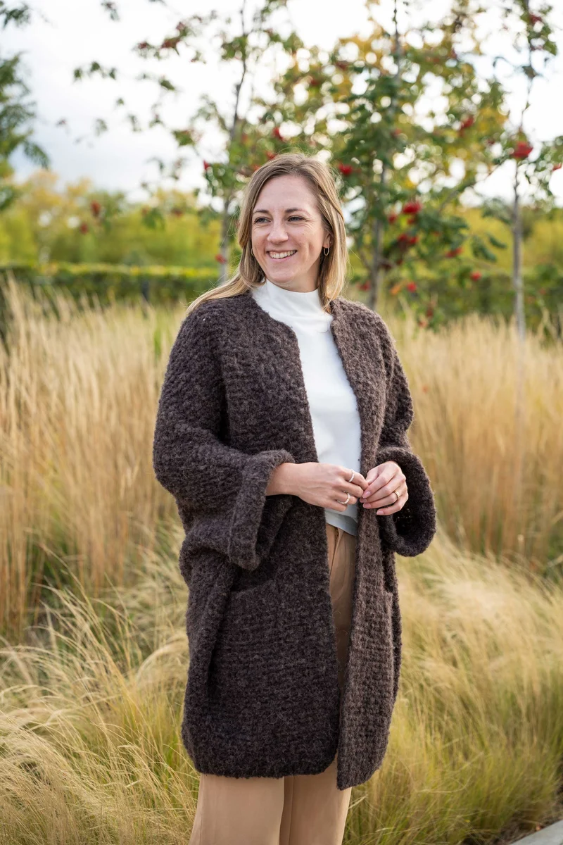 Anleitung oversized Cardigan