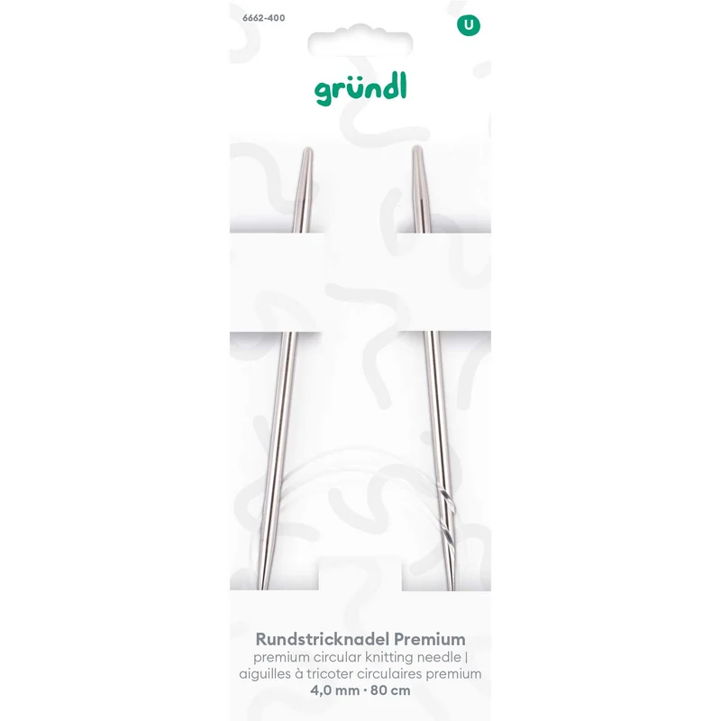 Rundstricknadel Premium, 80 cm