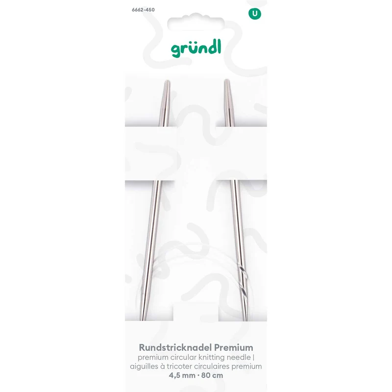 Rundstricknadel Premium, 80 cm