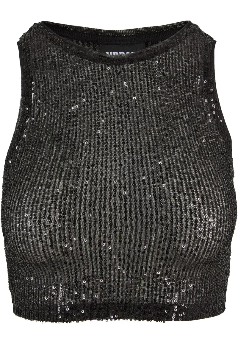 UC Sequins Cropped Top