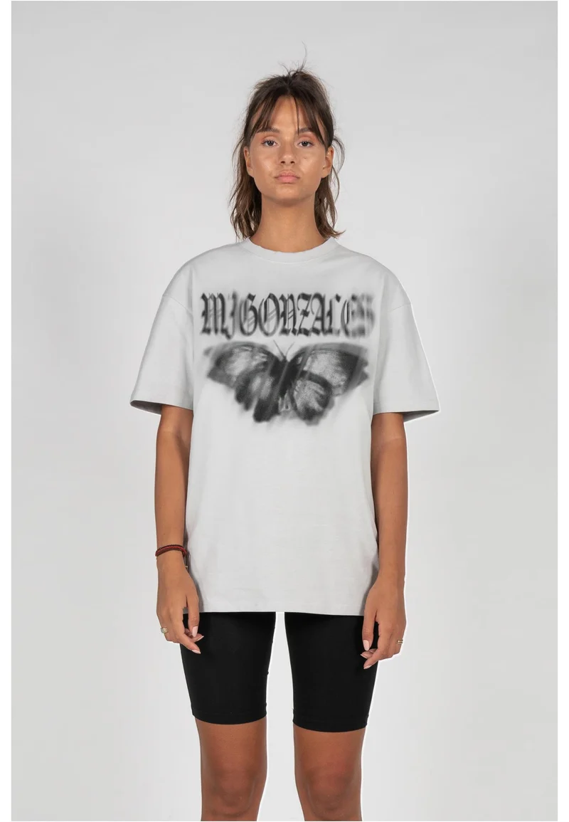 MJG Heavy Oversized Tee Ladies BUTTERFLY ILLUSION