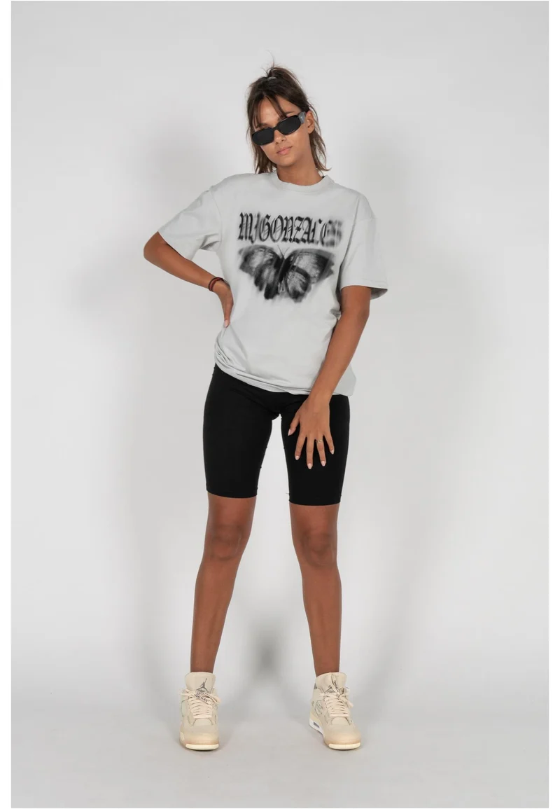 MJG Heavy Oversized Tee Ladies BUTTERFLY ILLUSION