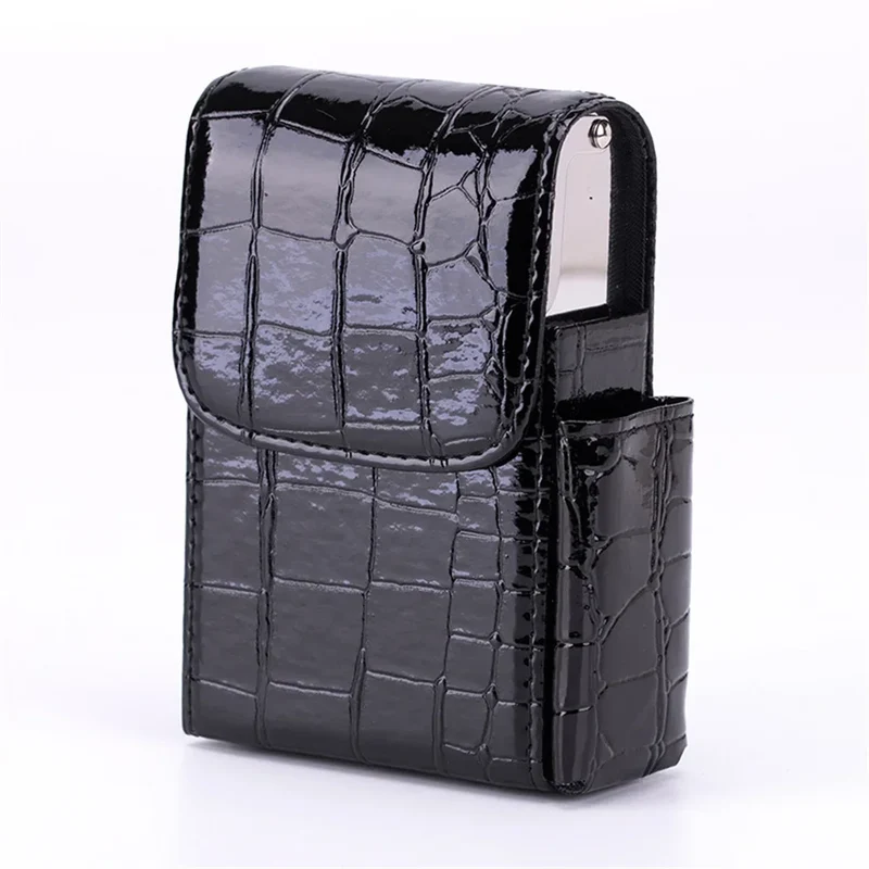 Zigarettenetui Etui 20 Zigaretten Dose Metall Box Mini Kunst Leder Gadgets