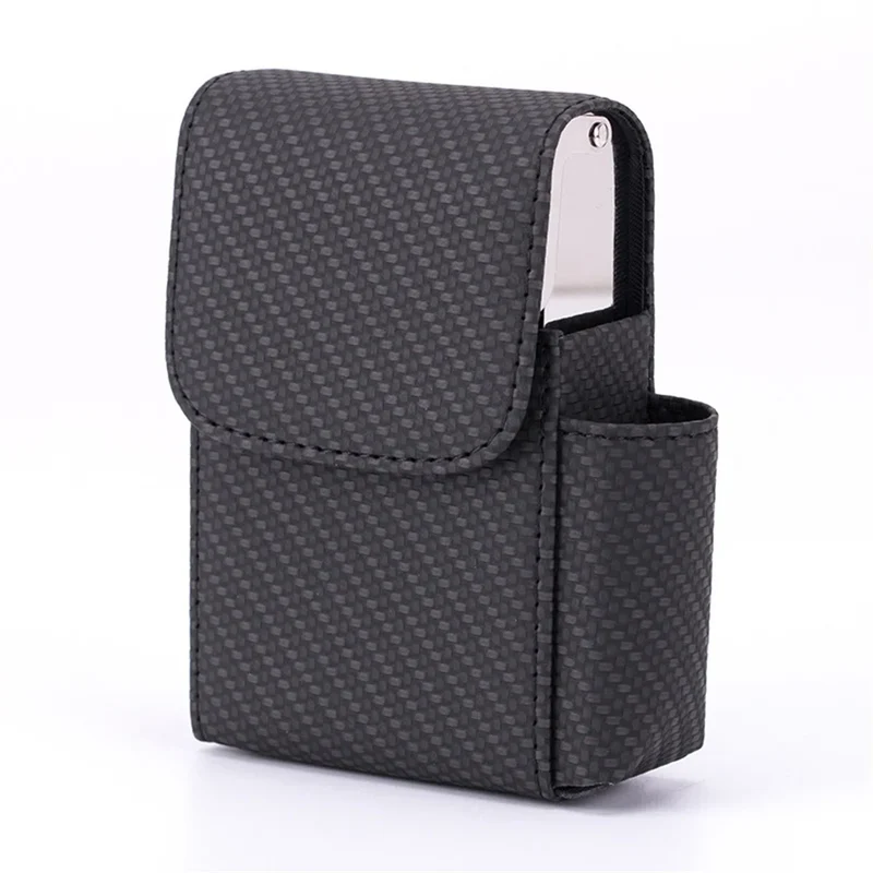 Zigarettenetui Etui 20 Zigaretten Dose Metall Box Mini Kunst Leder Gadgets