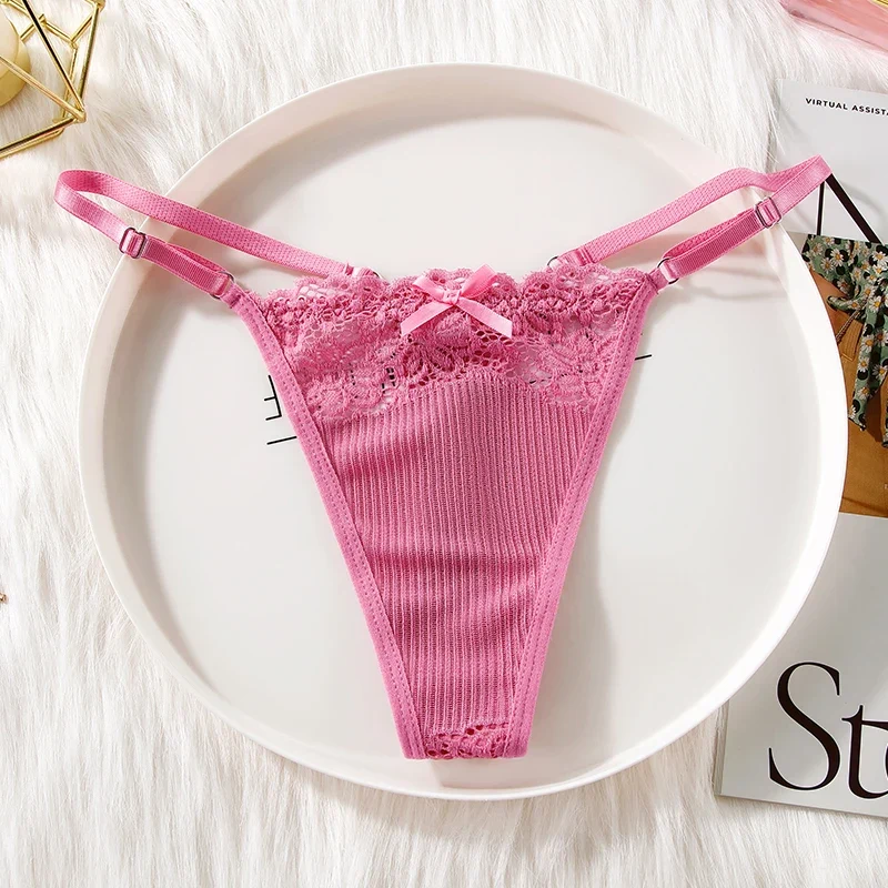 Frauen Tanga String Höschen Sexy Schlüpfer Slip Dessous Unterwäsche Panties