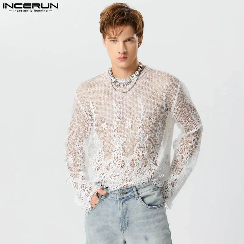 Fetisch Fashion Männer Sexy Bodysuits Herren Body Shirts Hemd Transparent Club