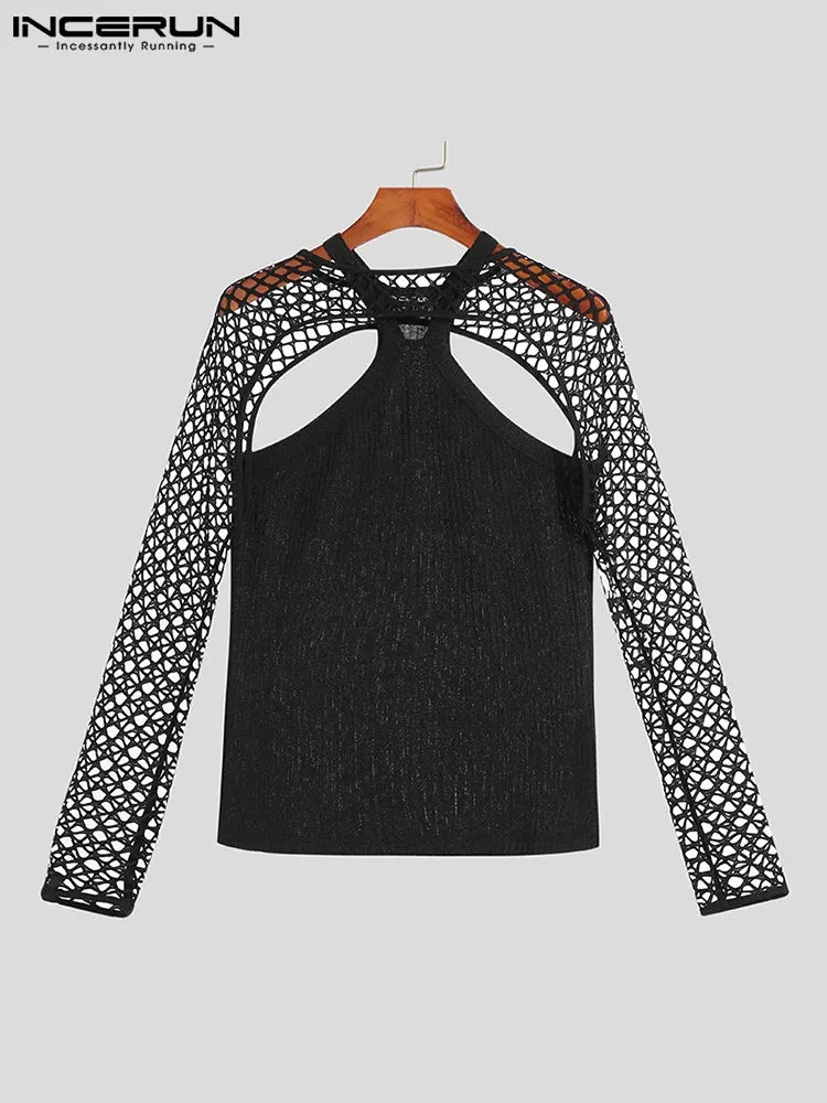 Fetisch Fashion Männer Sexy Bodysuits Herren Body Shirts Hemd Transparent Club