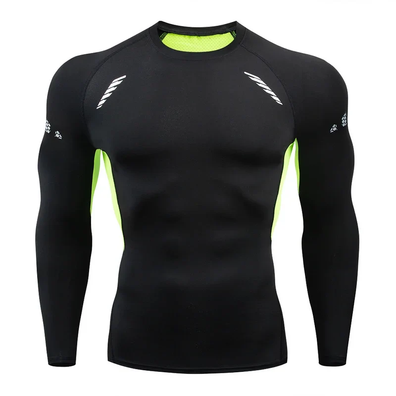 Herren Sport T-Shirt Laufshirt Trikot Kompressionsshirt Funktionsshirt Hemd Top