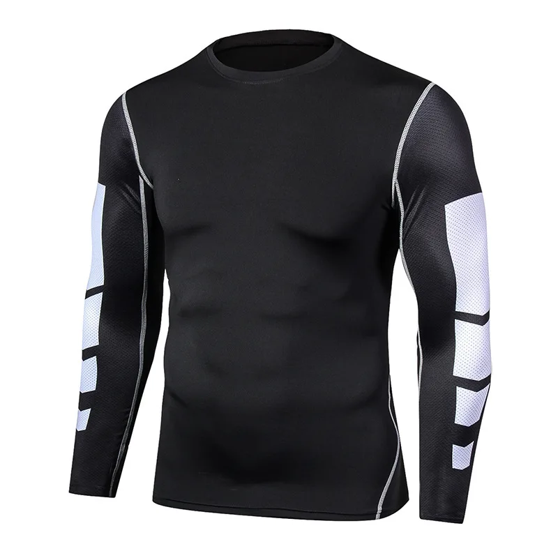 Herren Sport T-Shirt Laufshirt Trikot Kompressionsshirt Funktionsshirt Hemd Top