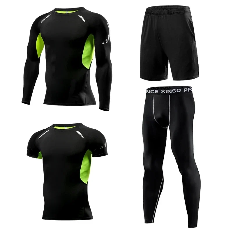 Trainingsanzug Kompressionshose Sporthose Kurzhose Shorts Laufshirts Sportshirt