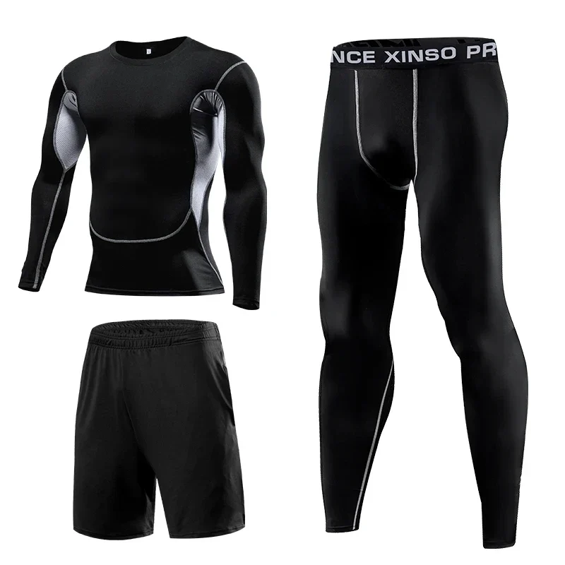 Trainingsanzug Kompressionshose Sporthose Kurzhose Shorts Laufshirts Sportshirt