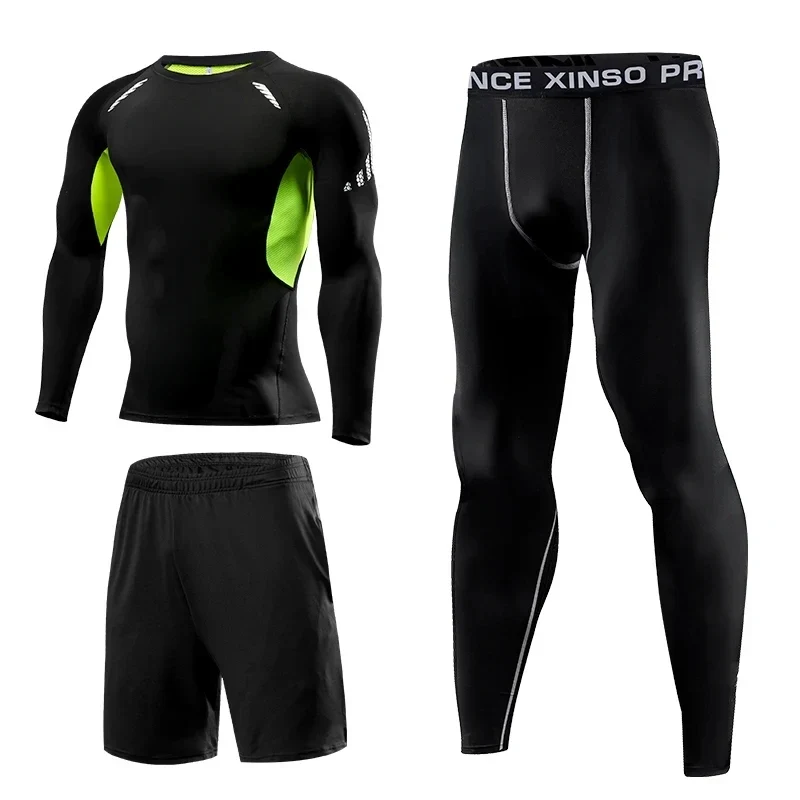 Trainingsanzug Kompressionshose Sporthose Kurzhose Shorts Laufshirts Sportshirt