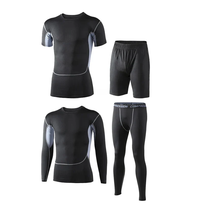 Trainingsanzug Kompressionshose Sporthose Kurzhose Shorts Laufshirts Sportshirt