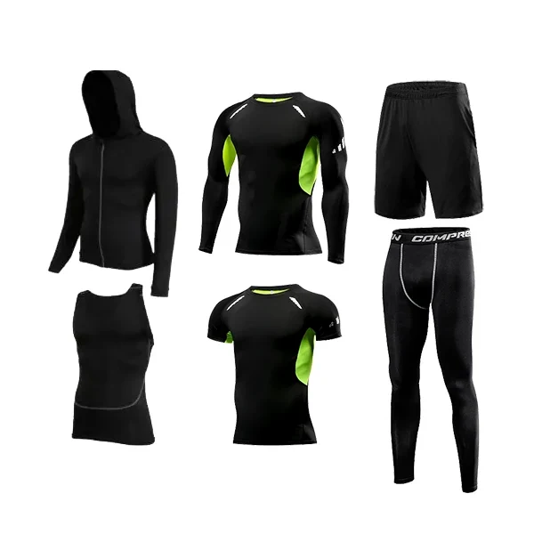 Trainingsanzug Kompressionshose Sporthose Kurzhose Shorts Laufshirts Sportshirt
