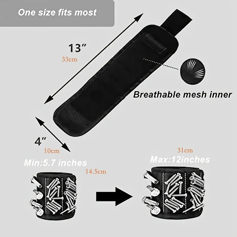Magnetisches Werkzeug Armband Magnet Magnetarmband Werkzeuggürtel Werkzeughalter