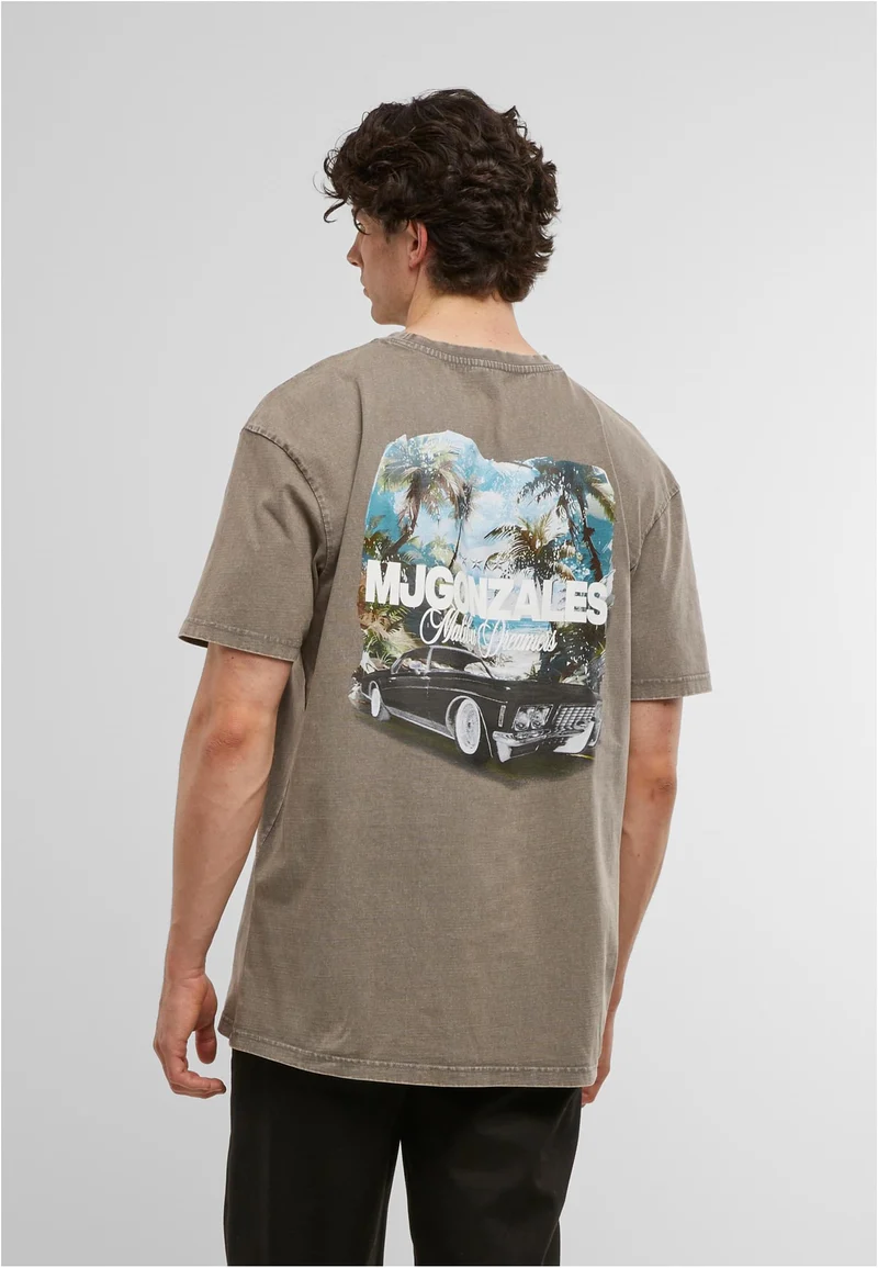 MJG Heavy Oversized Acid Washed Tee Malibu Dreamers