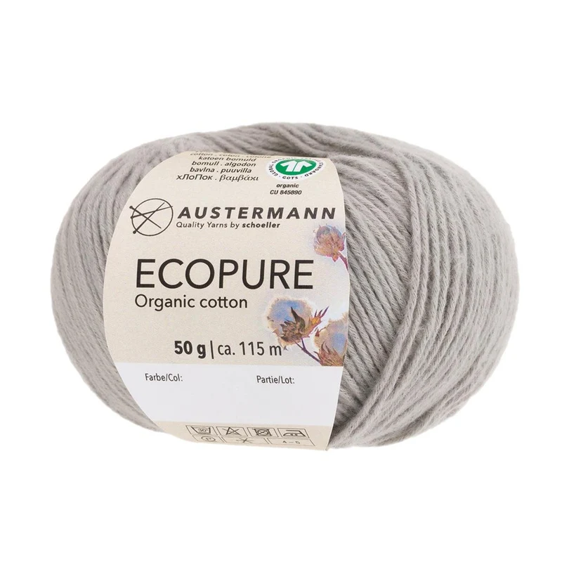 Gots Ecopure | 115 M - 50 G | 20 - Silber