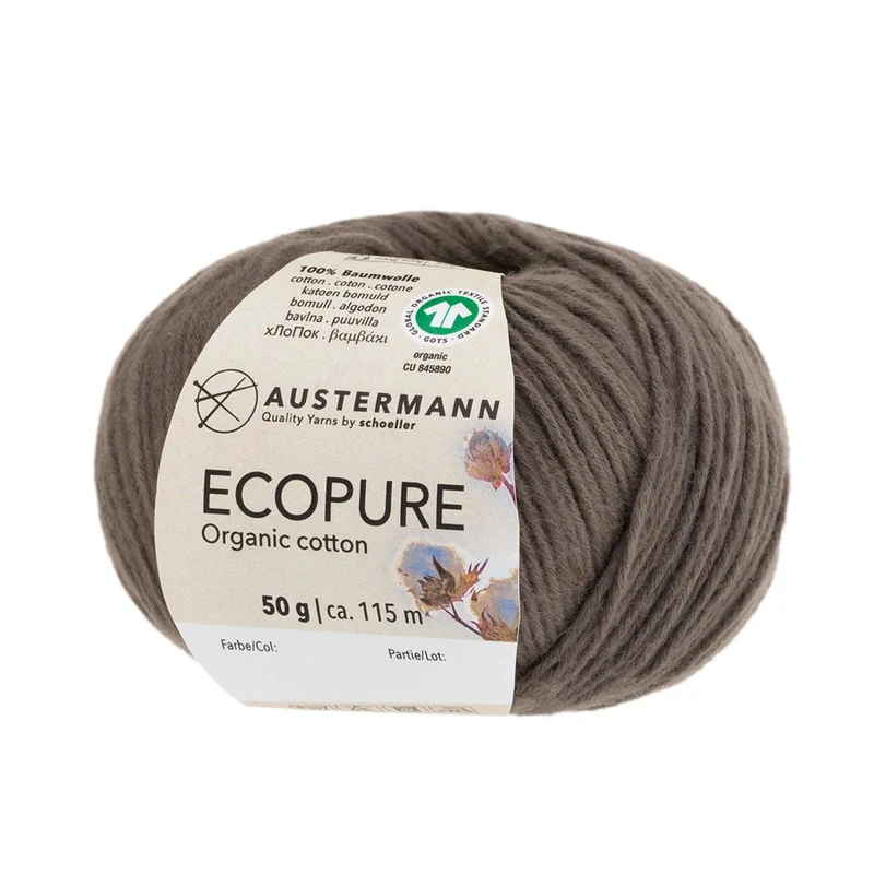Gots Ecopure | 115 M - 50 G | 07 - Schlamm
