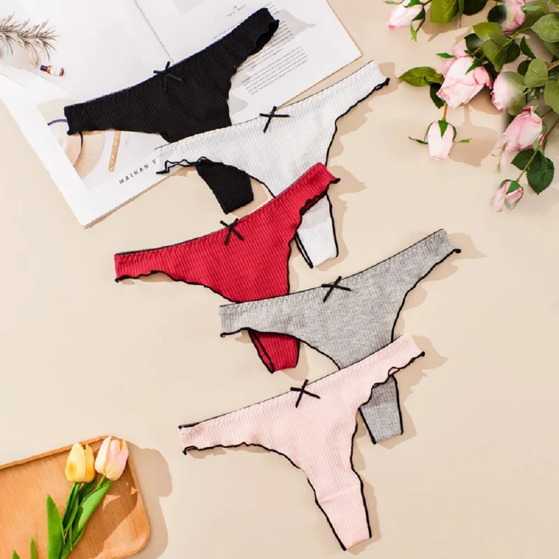 Frauen Tanga String Höschen Sexy Schlüpfer Slip Dessous Unterwäsche Panties