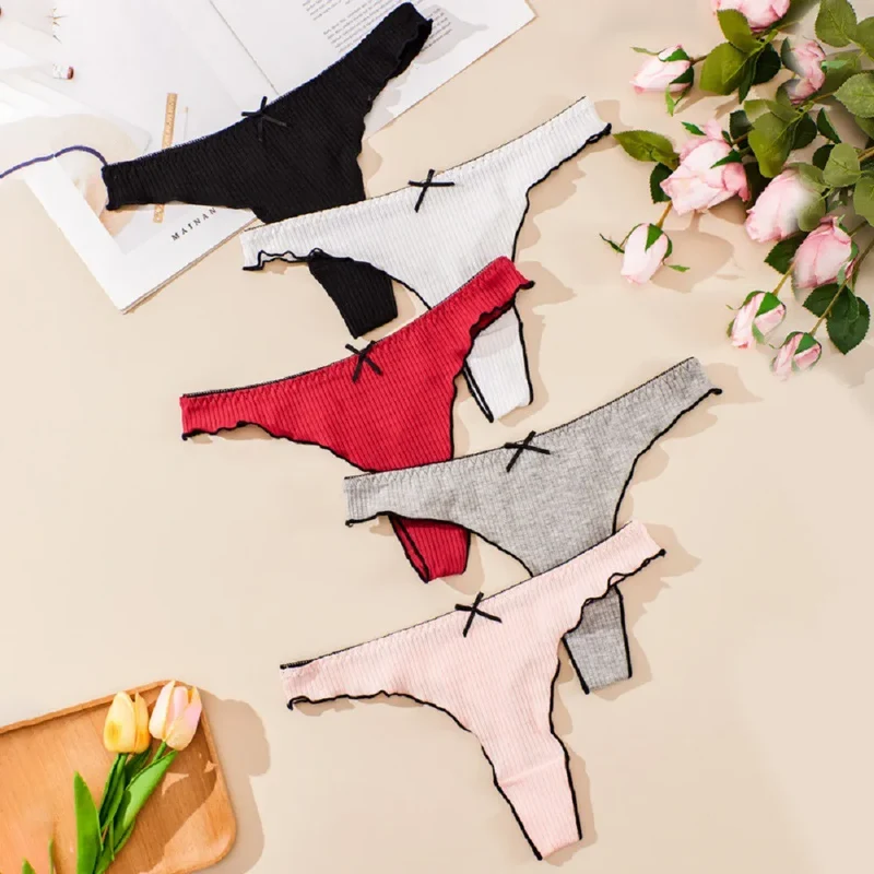 Frauen Tanga String Höschen Sexy Schlüpfer Slip Dessous Unterwäsche Panties