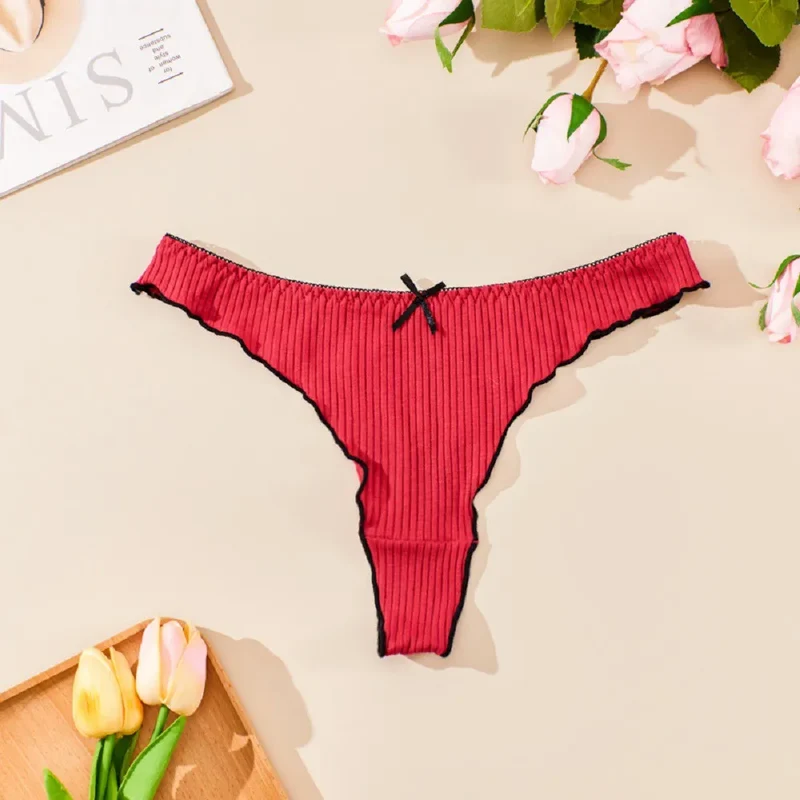 Frauen Tanga String Höschen Sexy Schlüpfer Slip Dessous Unterwäsche Panties
