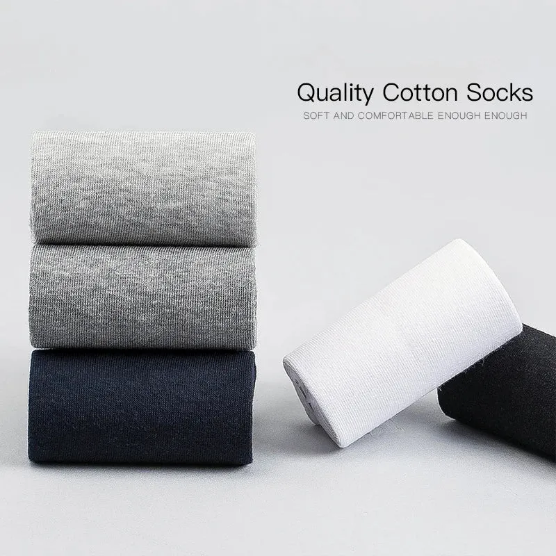 10 Paar Herren Business Baumwolle Socken Atmungsaktives Gr 38-47 Baumwollsocken