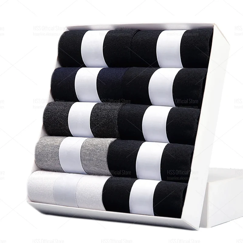 10 Paar Herren Business Baumwolle Socken Atmungsaktives Gr 38-47 Baumwollsocken