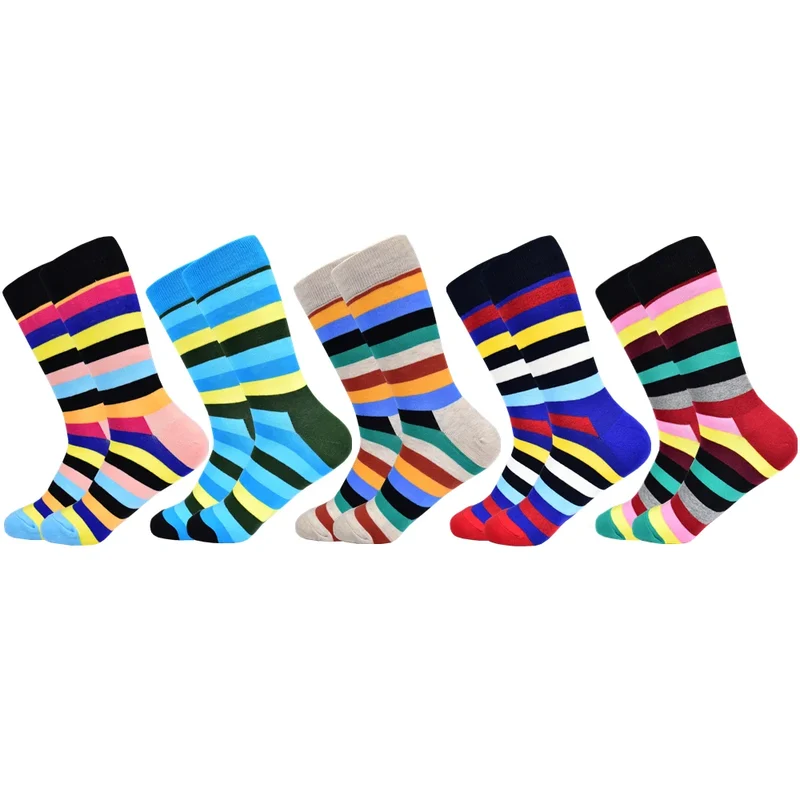 5 Paar Herren Fashion Socken Baumwolle Atmungsaktives Kurzsocken Größe 38-45