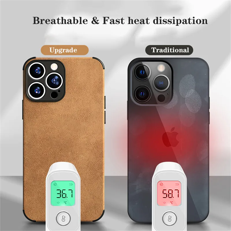 LEDER Handy Hülle IPhone 15 14 13 12 Pro Max Fashion Tasche Cove Schutzhülle