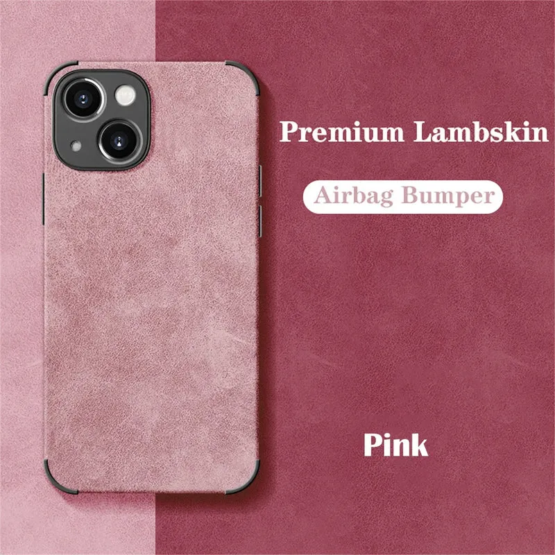LEDER Handy Hülle IPhone 15 14 13 12 Pro Max Fashion Tasche Cove Schutzhülle
