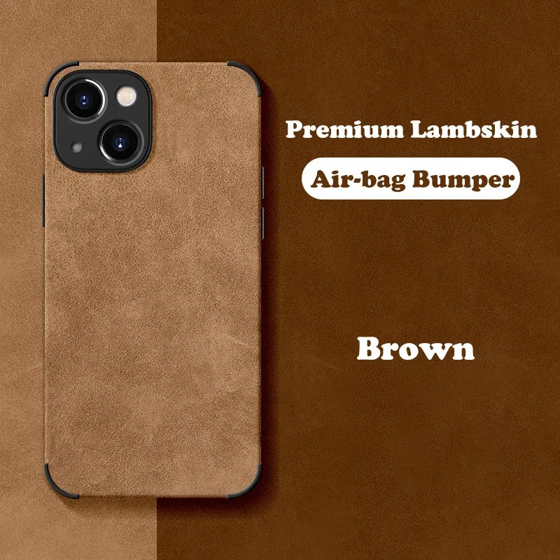 LEDER Handy Hülle IPhone 15 14 13 12 Pro Max Fashion Tasche Cove Schutzhülle