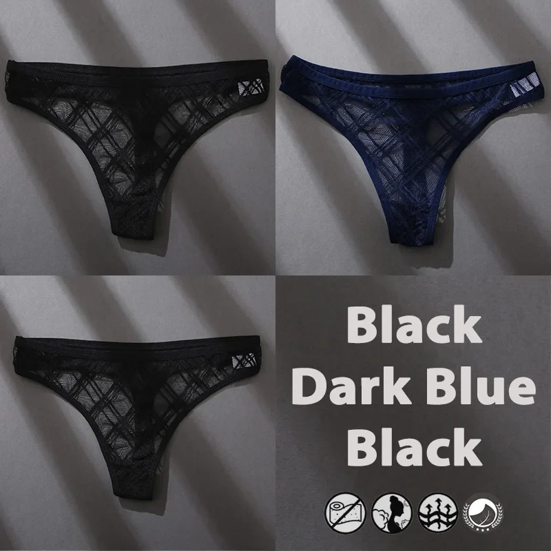 3Stk Frauen Tanga String Höschen Sexy Schlüpfer Slip Dessous Unterwäsche Panties